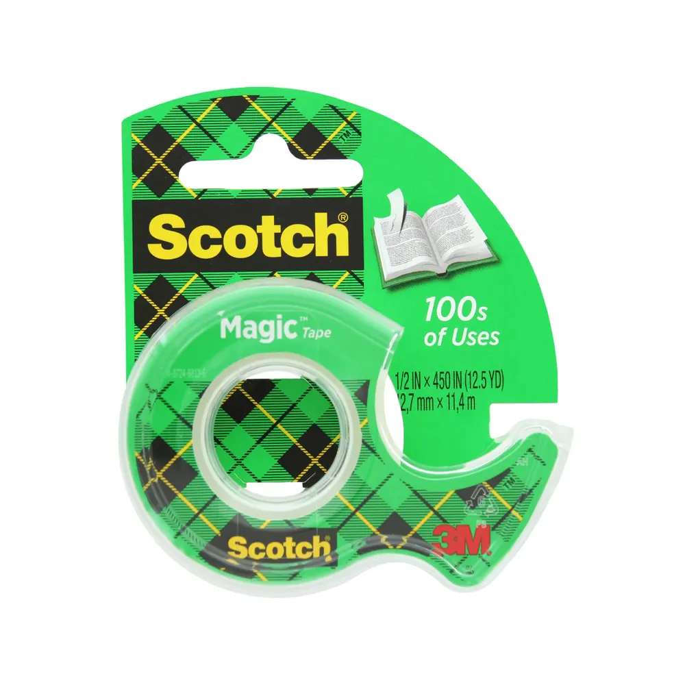Băng Keo Kỳ Diệu, Scotch, Magic Tape, Matte Finish (19mm x 7.62m) - 3M