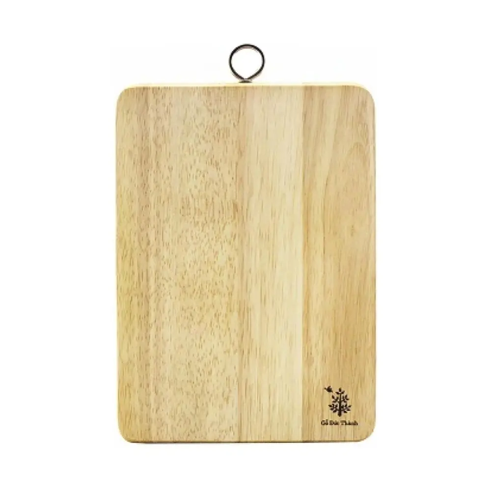 Thớt Chữ Nhật Có Khoen, Rectangular Wooden Cutting Board with Hook (29.5 x 20 x 1.8cm) - GO DUC THANH