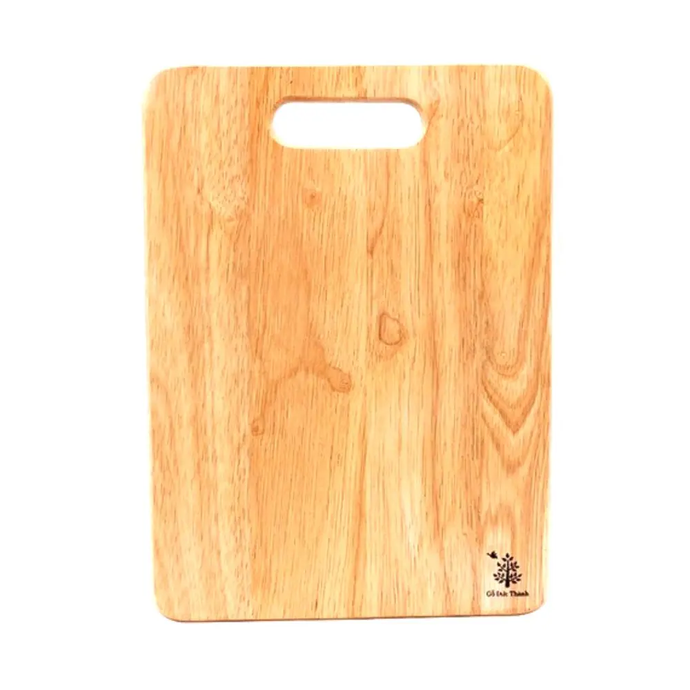 Thớt Chữ Nhật Size Nhỏ, Rectangular Wooden Chopping Board, Small (34.5 x 25 x 1.8cm) - GO DUC THANH