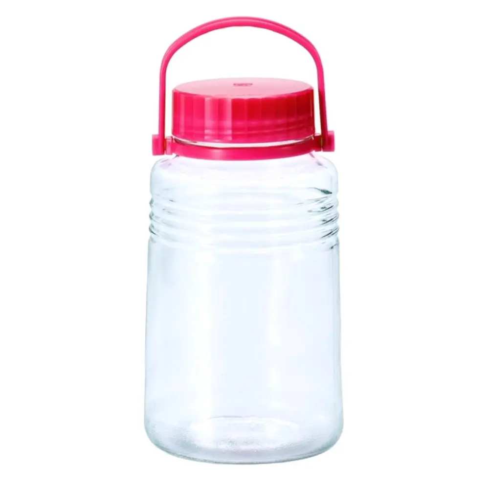 Hũ Thuỷ Tinh Nắp Quai Xách, Kitchen Storage Glass Jar & Screw Lid with Handle (4L) - ADERIA