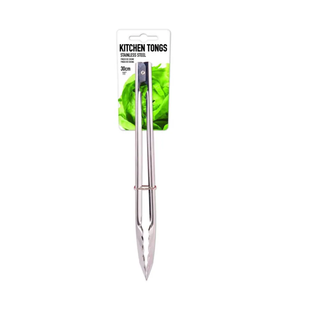 Kẹp Gắp Thức Ăn Bằng Thép Không Gỉ, Durable Stainless Steel Tongs (30cm) - UNCLE BILLS