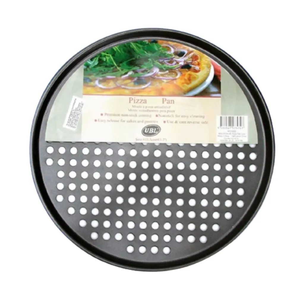 Đĩa Nướng Bánh Pizza Không Dính, Non-Stick Pizza Tray (33.5 x 1cm) - UNCLE BILLS
