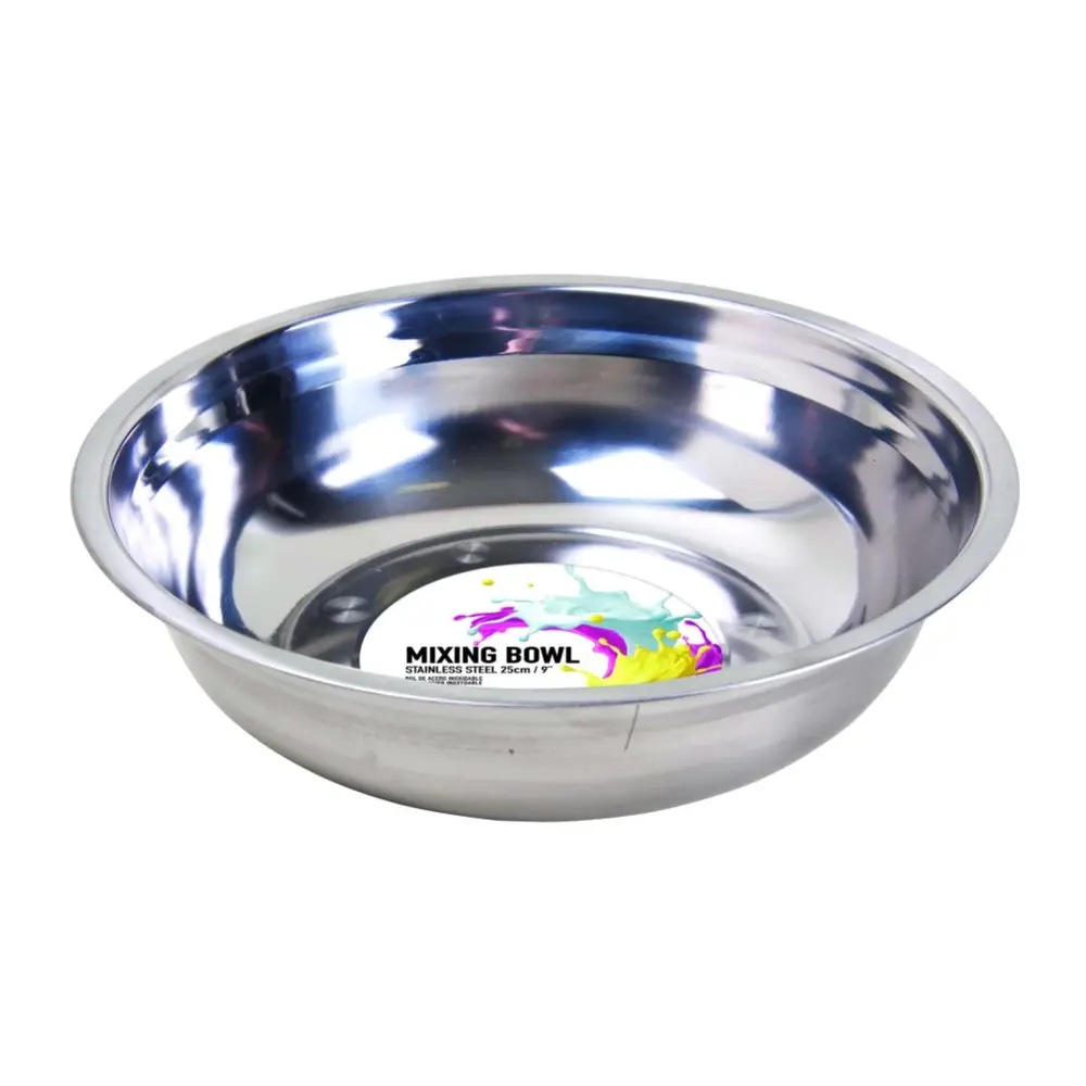 Thau Inox Lớn, Stainless Steel Mixing Bowl (25cm) - UNCLE BILLS
