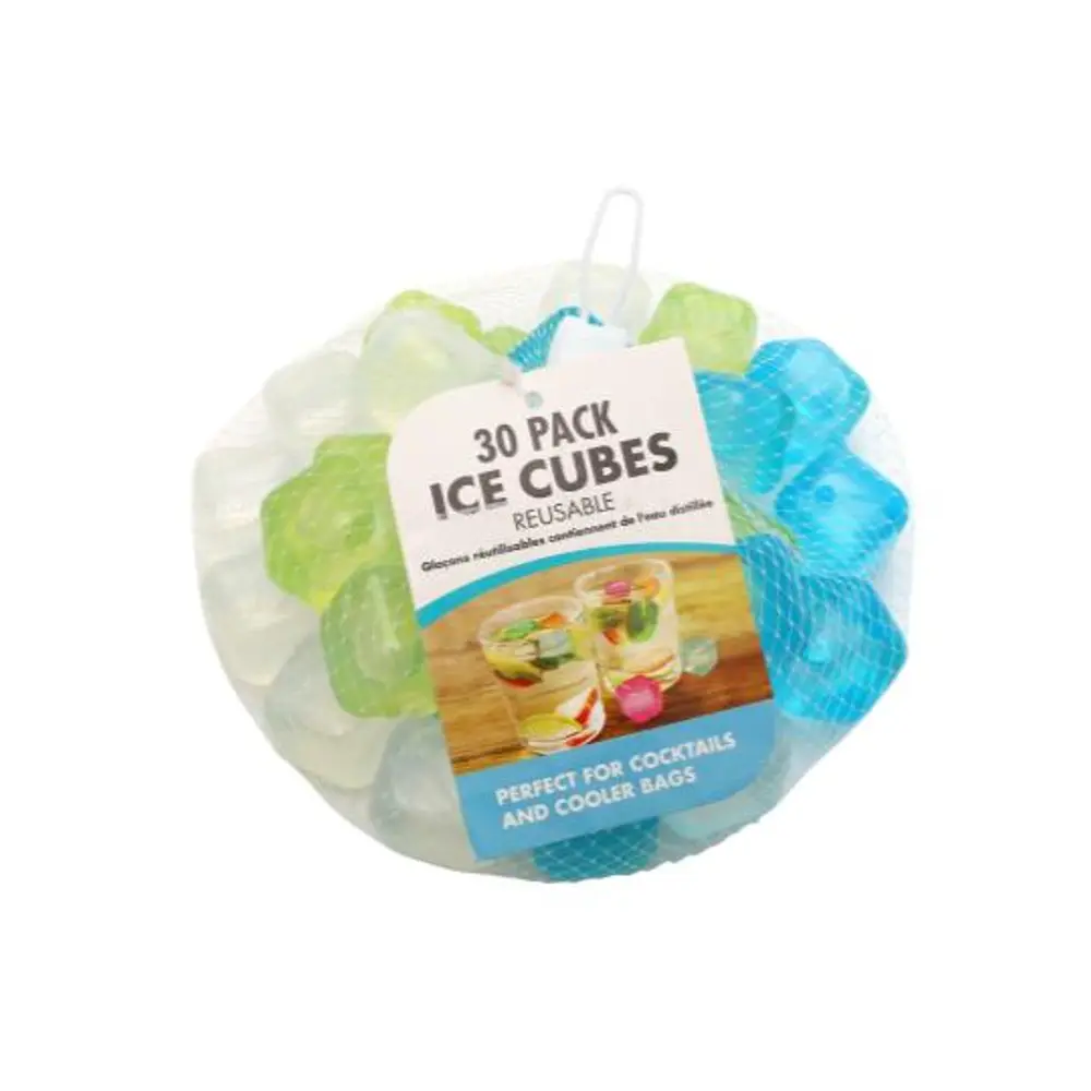 Đá Viên Giữ Lạnh Tái Sử Dụng, Ice Cubes Reusable, 30 Viên - UNCLE BILLS