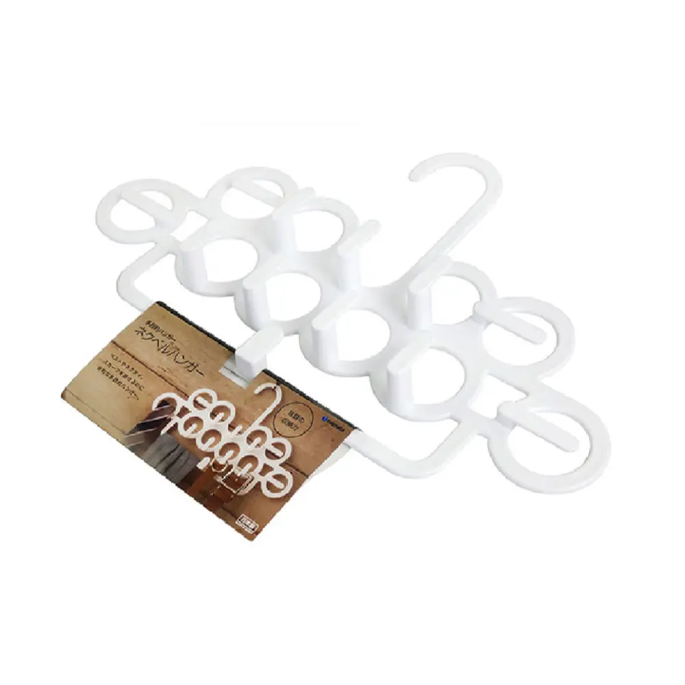 Móc Treo Cà Vạt - Phụ Kiện Màu Trắng, White Tie Rack Hanger - INOMATA