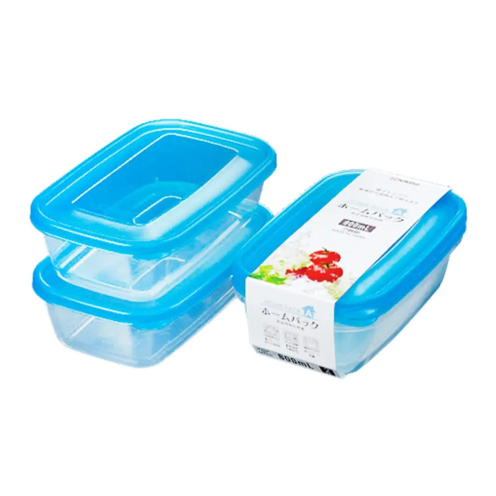 Bộ Hộp Nhựa Đựng Thực Phẩm, Food Storage Container Set, 2 Cái, 800ml (203 x 127 x 58mm) - NAKAYA
