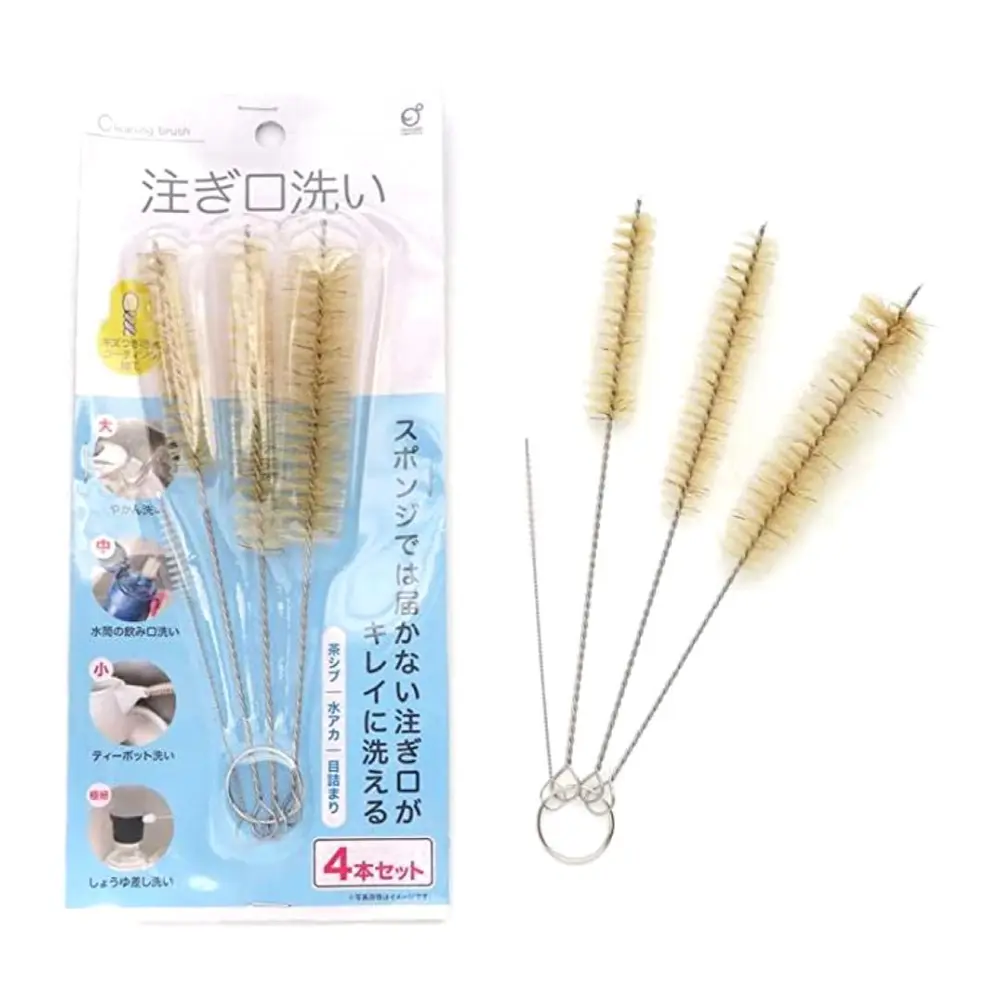 Bộ Cây Chùi Rửa Vòi Rót Nước, Drain Cleaner Brush Set, 4 Cây - OKAZAKI