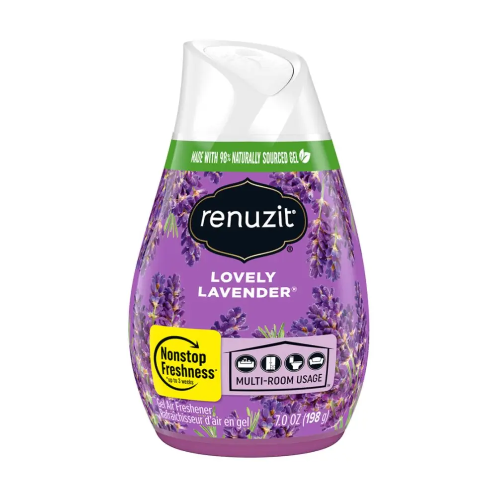 Sáp Thơm Phòng Hương Hoa Oải Hương, Gel Air Freshener, Lovely Lavender, 7 oz (198g) - RENUZIT