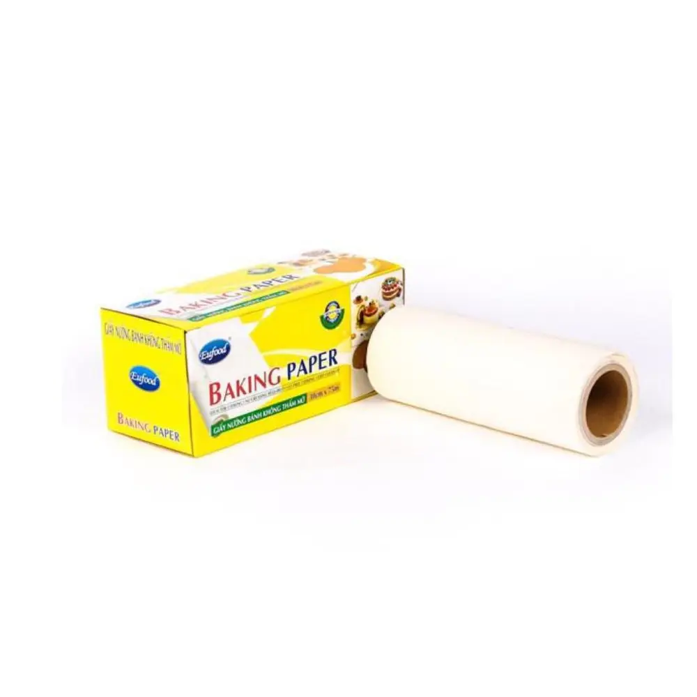 Giấy Nướng Bánh Không Thấm Mỡ, Baking Paper (30cm x 75m) - EUFOOD