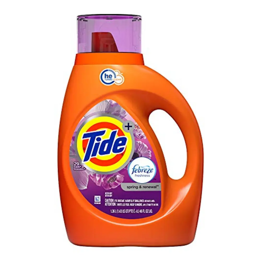 Nước Giặt Hương Mùa Xuân, Liquid Laundry Detergent, Spring & Renewal, 29 Lần Giặt, 46 fl oz (1.36L) - TIDE