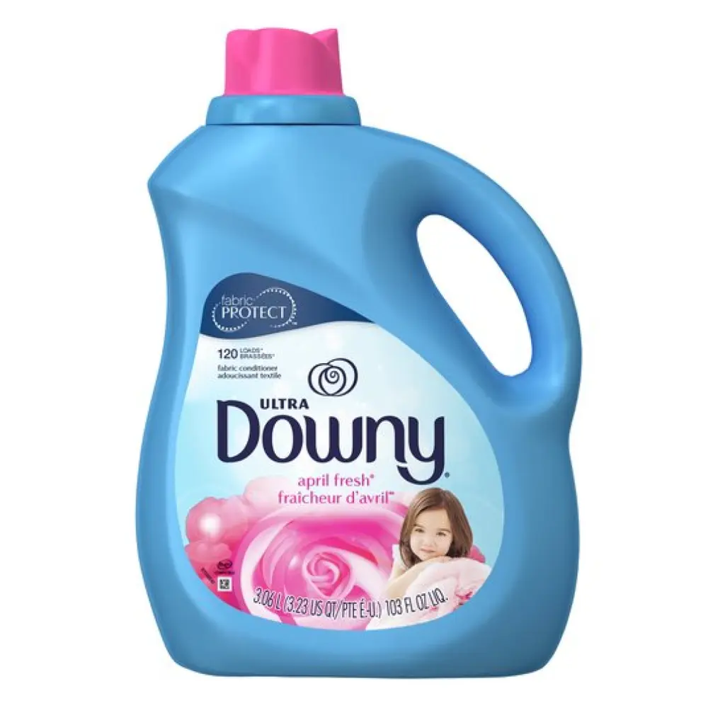 Nước Xả Vải Hương Hoa Tháng Tư, Ultra Fabric Softener, April Fresh, 120 Lần Giặt, 103 fl oz (3.06L) - DOWNY