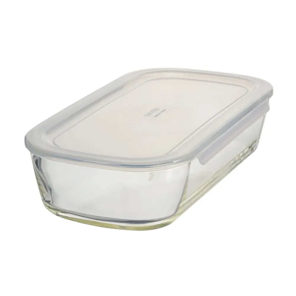 Hộp Thủy Tinh Chịu Nhiệt, Heat Resistant Glass Container, 1.4L, KSTL-140-TW (27 x 14.5cm) - HARIO