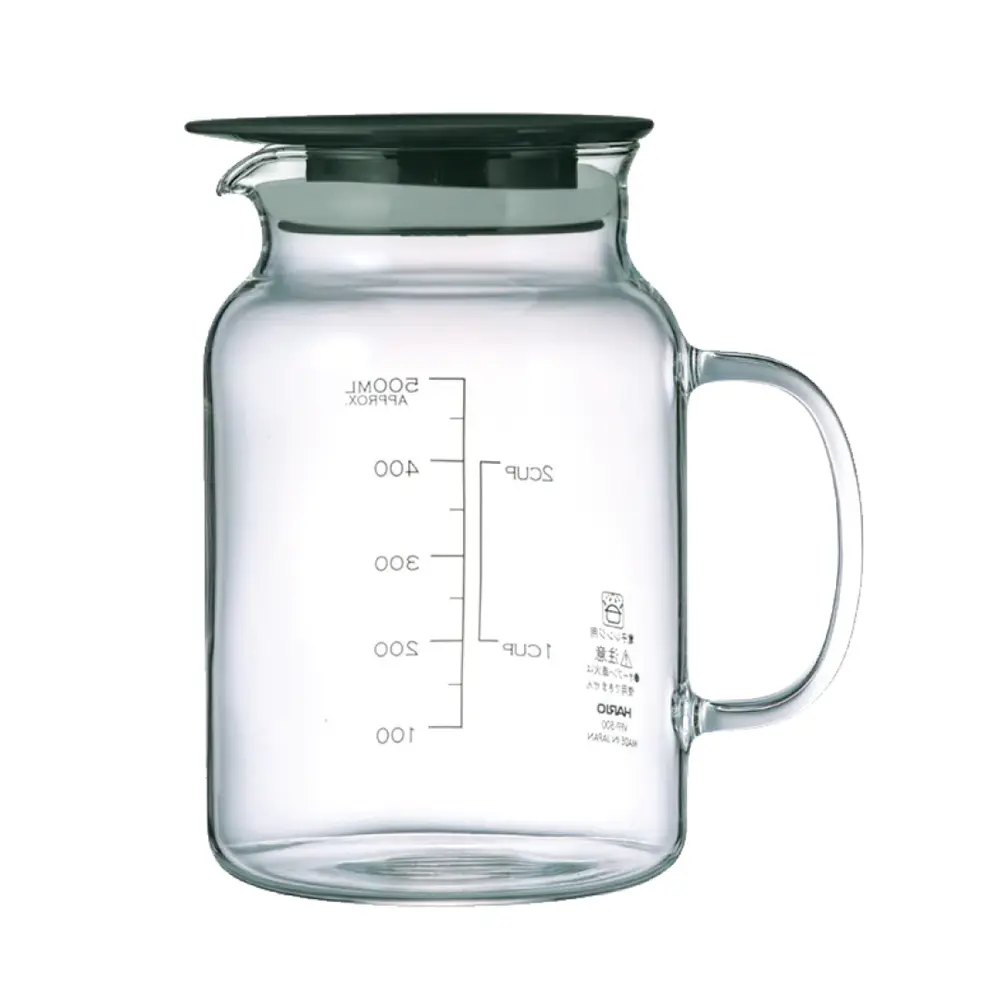 Bình Thủy Tinh Đựng Giấm, Vinegar`s Fruit Pot, 500ml, VFP-500-B (12.5 x 9 x 14cm) - HARIO