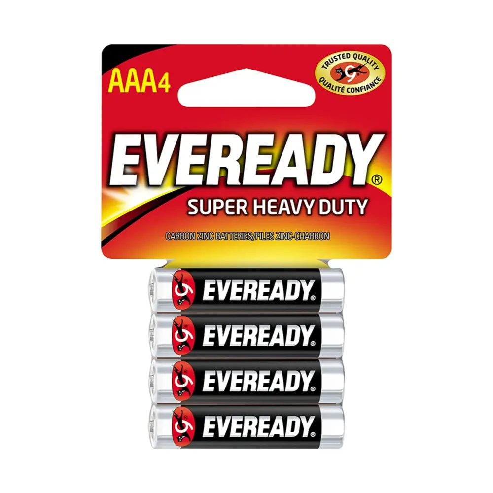 Pin AAA, Super Heavy Duty AAA Battery, 1212 SW4, 4 Cục - EVEREADY