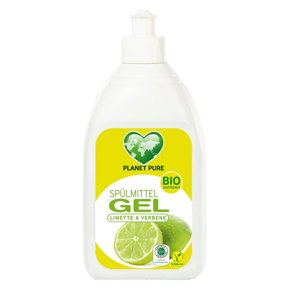 Nước Rửa Chén Hương Chanh Hữu Cơ, Bio Dishwashing Liquid, Lime (500ml) - PLANET PURE