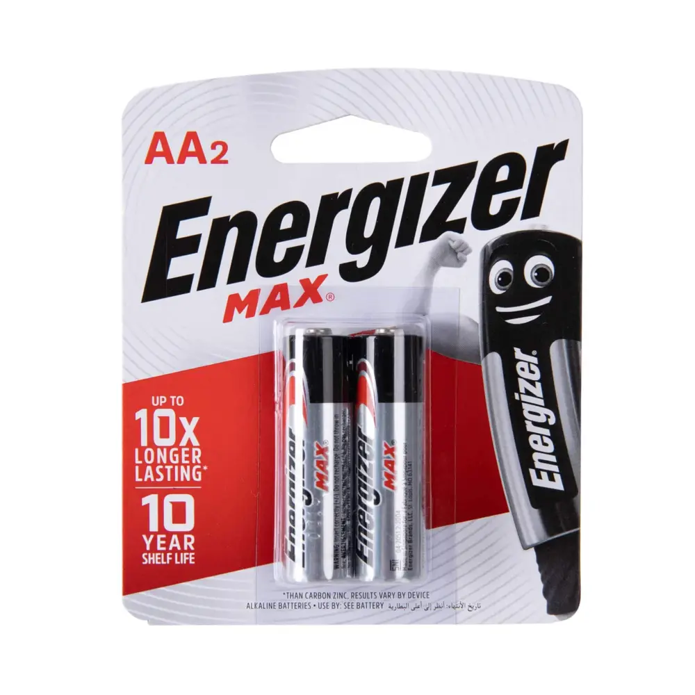 Pin AA, Max, AA Battery, 1.5V, 2 Cục - ENERGIZER