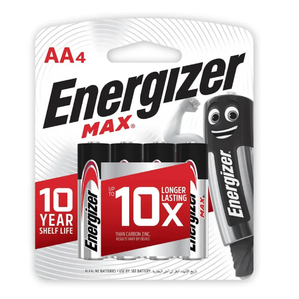 Pin AA, Max, AA Battery, 1.5V, 4 Cục - ENERGIZER