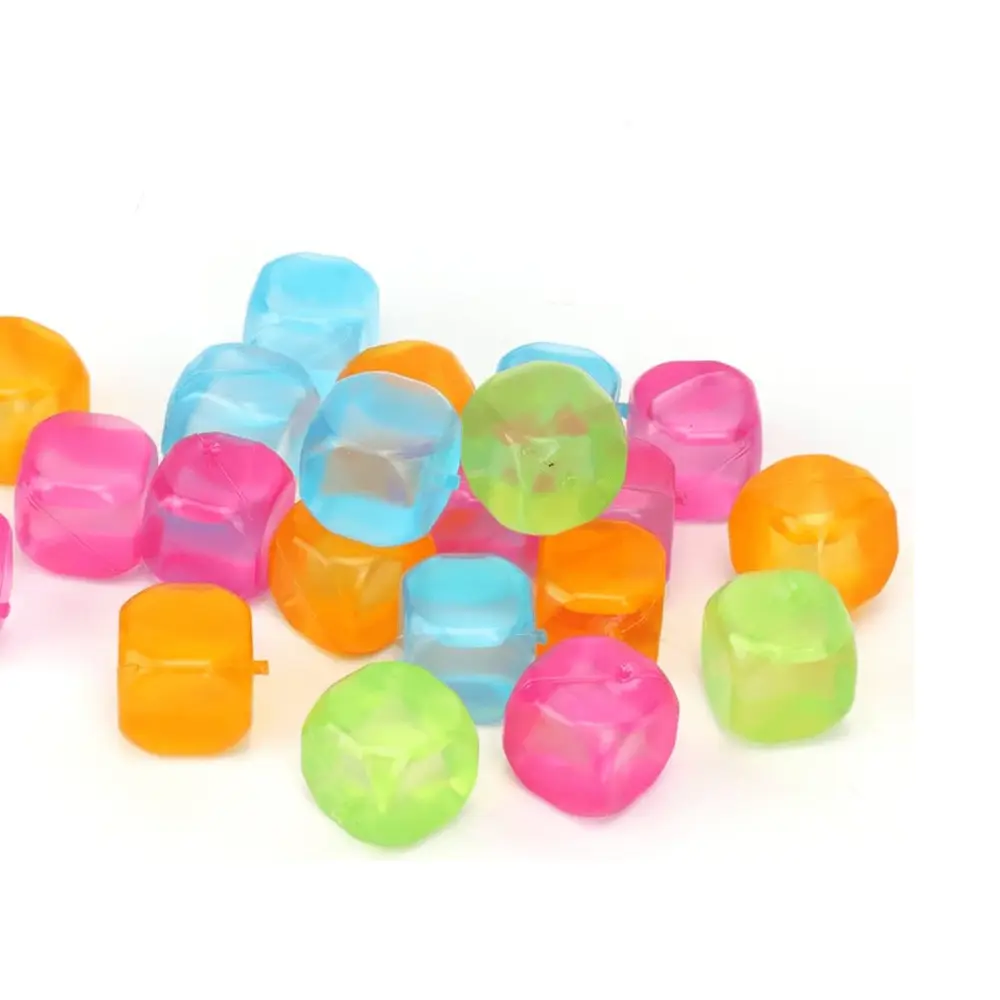 Đá Lạnh Không Tan, Reusable Colourful Ice Cubes, 10 Viên (2.6 x 2.6 x 2.6cm) - ECHO METAL