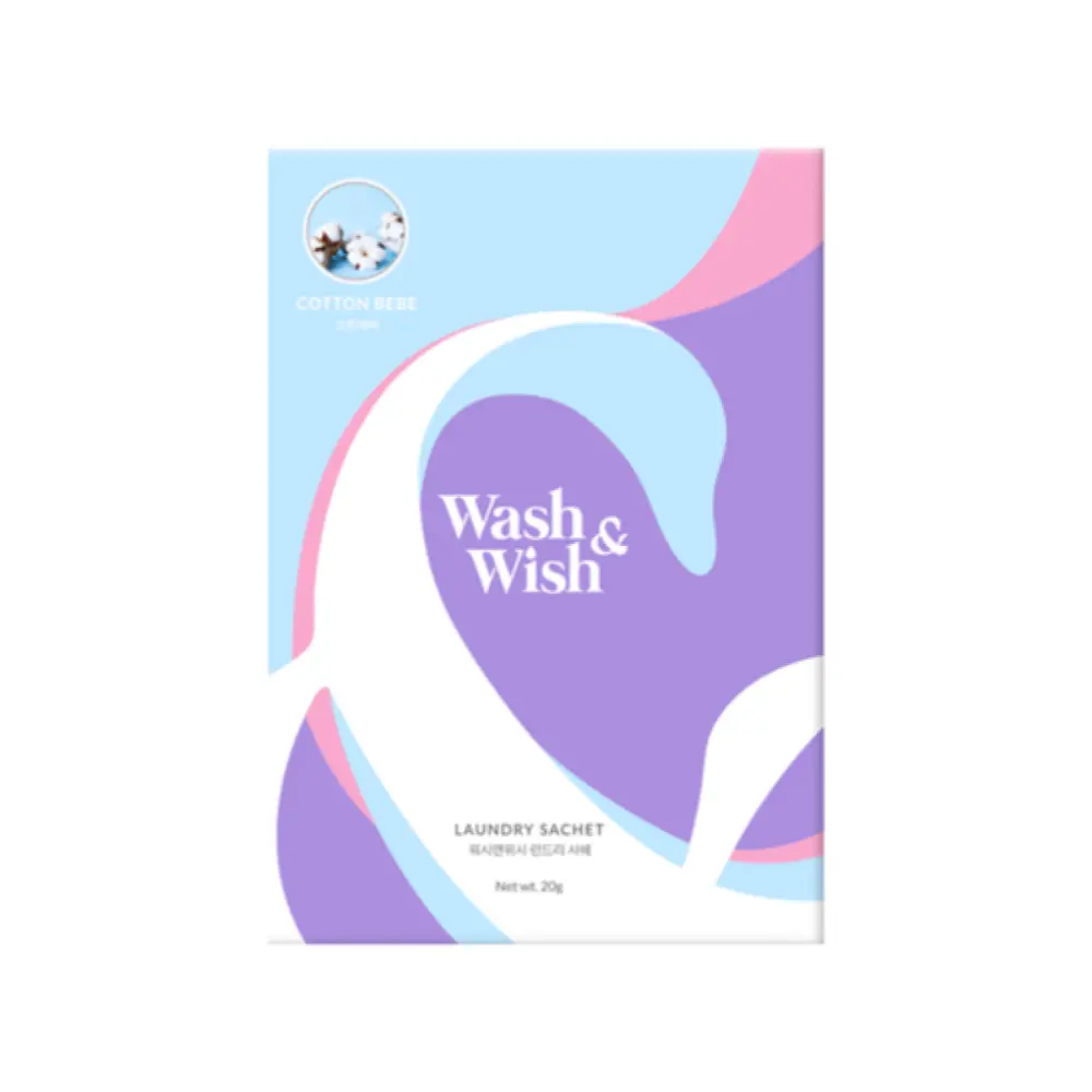 Túi Thơm Áo Quần Hương Hoa Cotton, Laundry Sachet, Cotton Bebe (20g) - WASH & WISH
