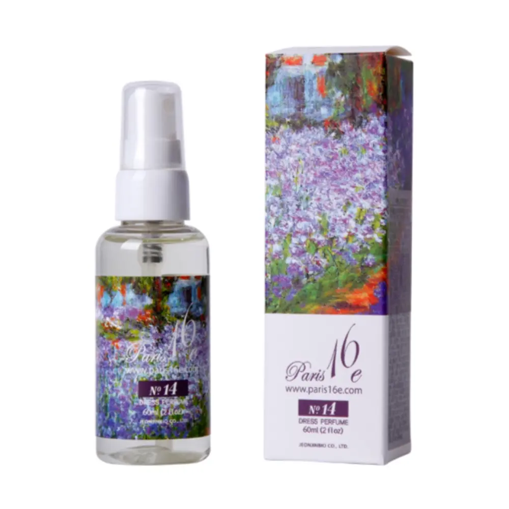 Xịt Khử Mùi Thơm Xe & Phòng Hoa Oải Hương, Dress Perfume No. 14, 2 fl oz (60ml) - PARIS 16E