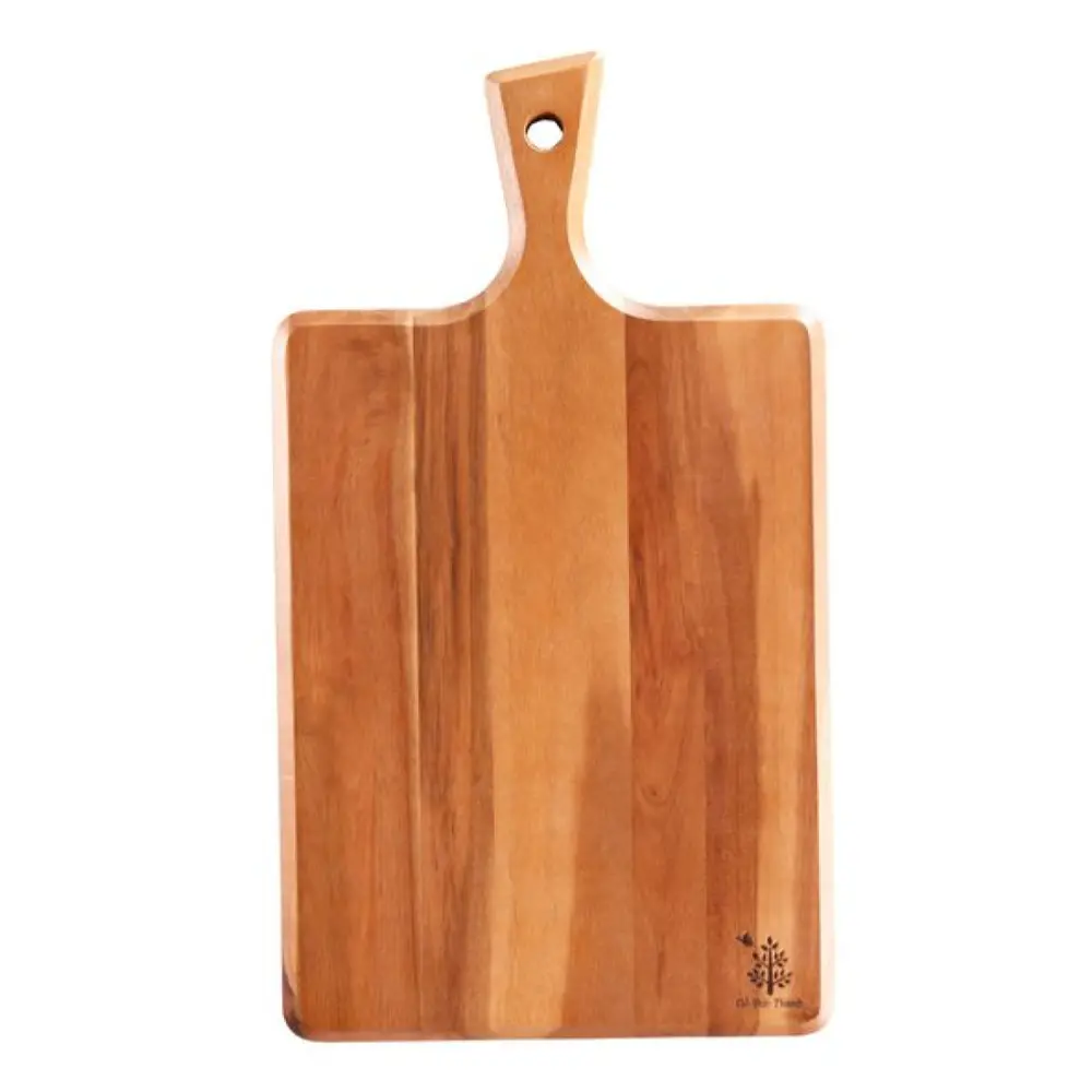 Thớt Liễu Hạnh Phúc Gỗ Tràm, Wooden Chopping Board with Handle (39 x 22 x 1.7cm) - GO DUC THANH