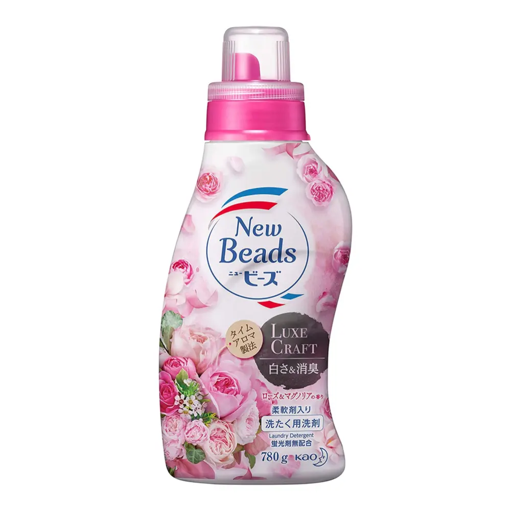 Nước Giặt Hương Hoa Hồng, New Beads, Luxe Craft Laundry Detergent (780g) - KAO
