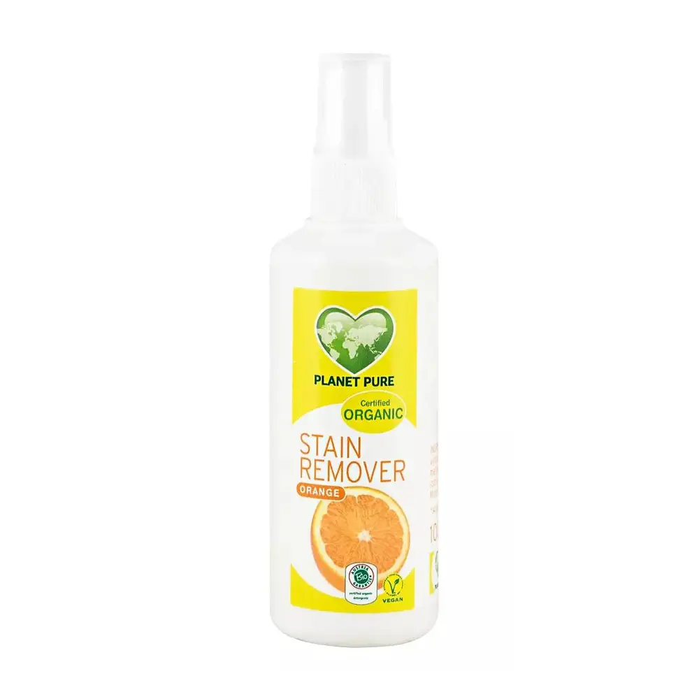 Xịt Tẩy Vết Ố Hương Cam Hữu Cơ, Organic Stain Remover Spray, Orange (100ml) - PLANET PURE