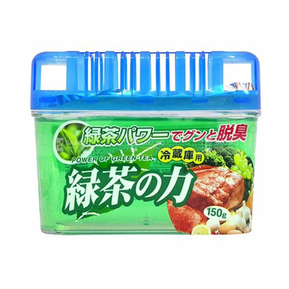 Chất Khử Mùi Tủ Lạnh Hương Trà Xanh, Refrigerator Deodorizer, Power of Green Tea (150g) - KOKUBO