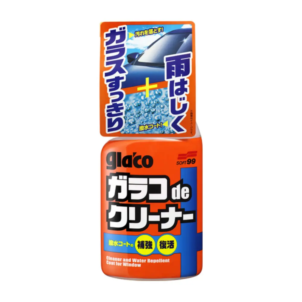 Xịt Lau Kính Nano Chống Bám Nước, Glaco, Windshield Water Repellent Coat & Cleaner (400ml) - SOFT99