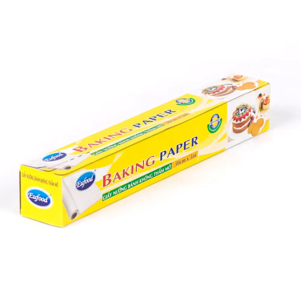 Giấy Nướng Bánh Không Thấm Mỡ, Baking Paper (30cm x 5m) - EUFOOD