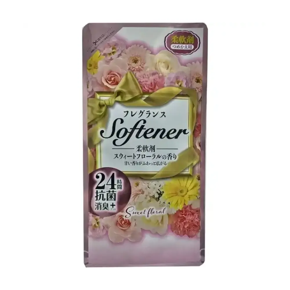 Nước Xả Vải Hương Hoa Ngọt Ngào, Softener, Sweet Floral (450ml) - NIHON DETERGENT MFG