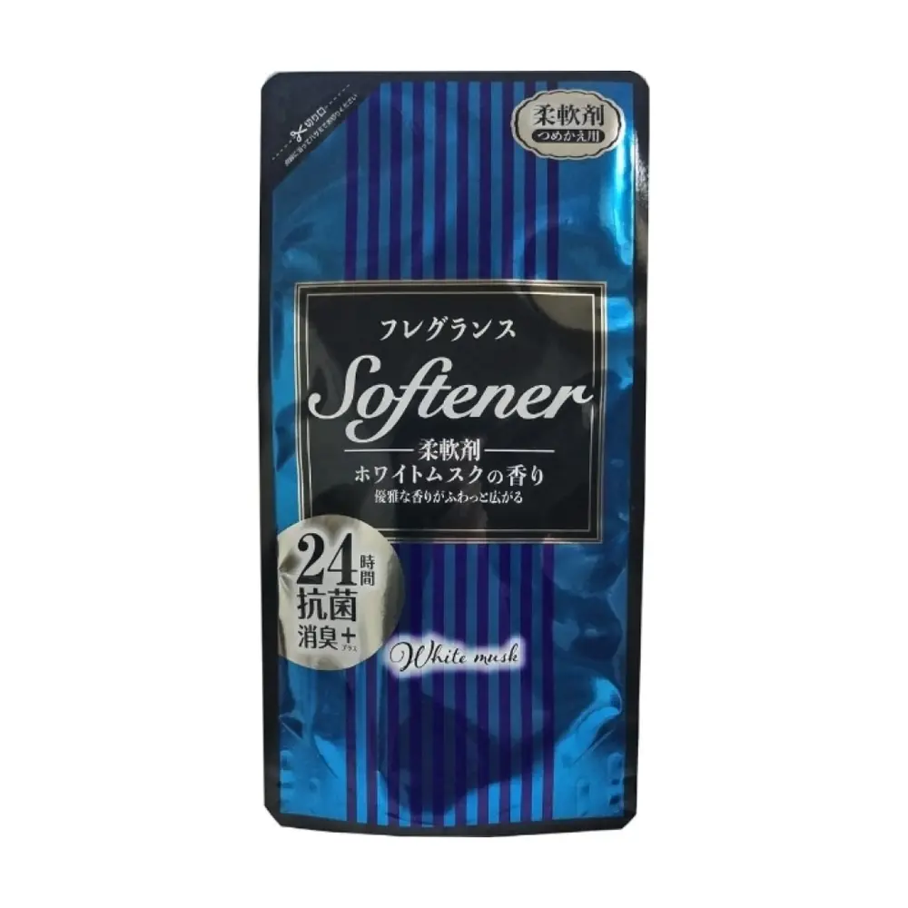 Nước Xả Vải Hương Hoa Xạ Hương Trắng, Softener, White Musk (450ml) - NIHON DETERGENT MFG