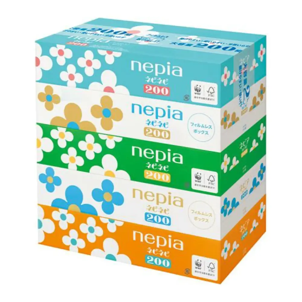 Giấy Ăn 2 Lớp, Dinner Napkins, 5 Hộp (197 x 217mm) - NEPIA