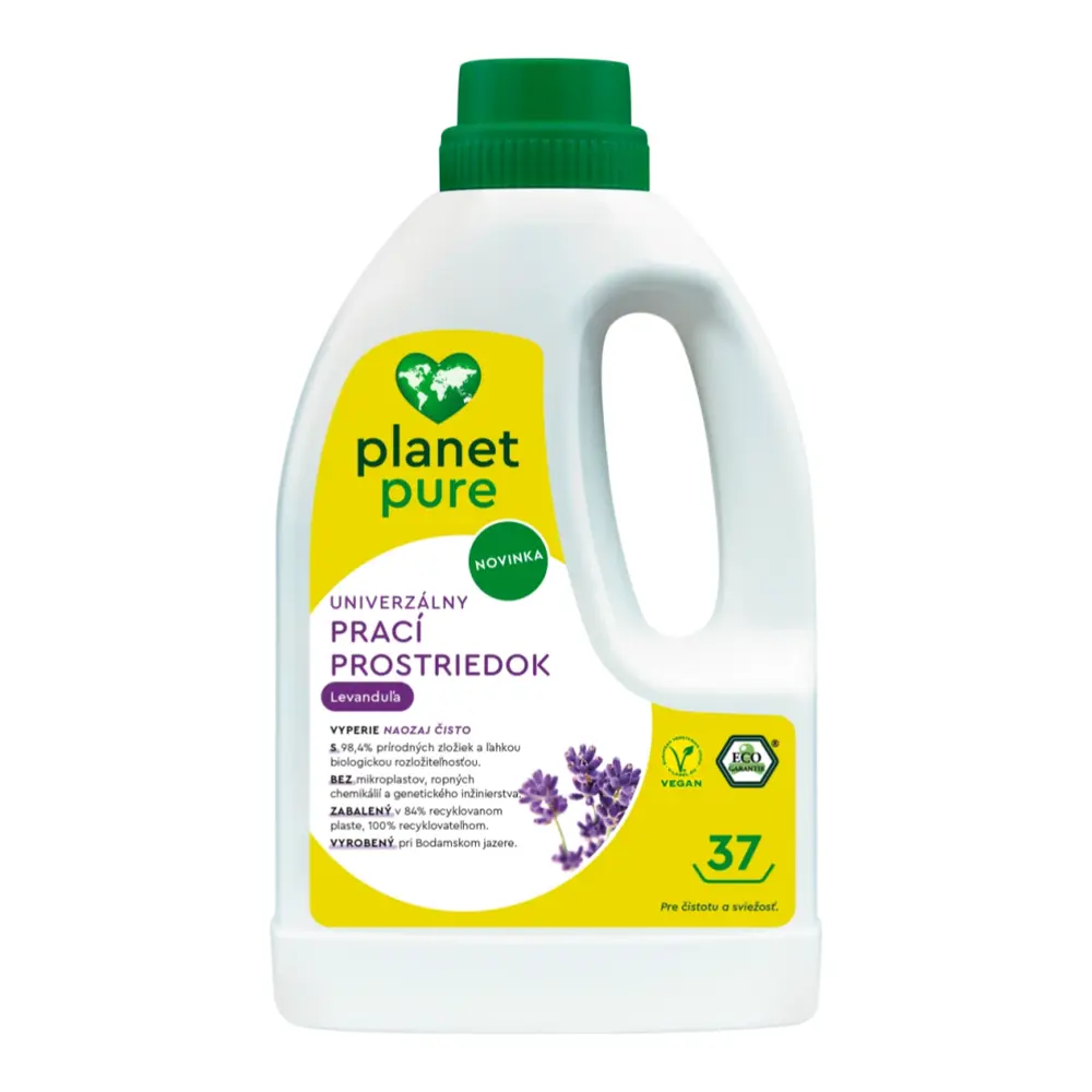 Nước Giặt Hương Oải Hương, Universal Laundry Detergent, Lavender, 37 Lần Giặt (1.48L) - PLANET PURE