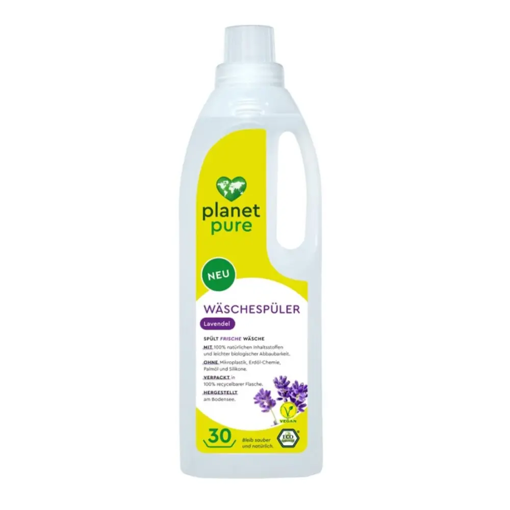 Nước Xả Vải Hương Oải Hương, Laundry Rinse, Lavender, 30 Lần Giặt (1L) - PLANET PURE