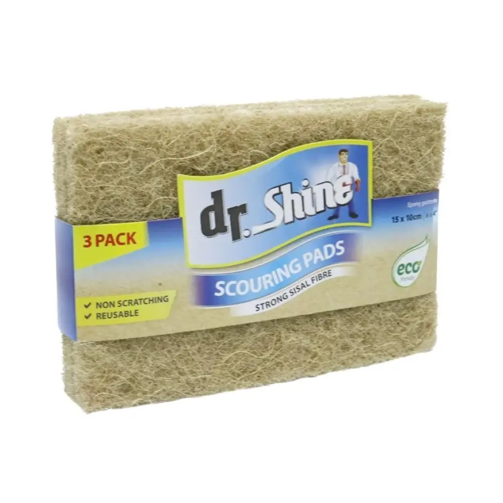 Miếng Chùi Rửa Nhà Bếp, Eco Friendly Scouring Pads, 3 Miếng (15 x 10cm) - DR SHINE
