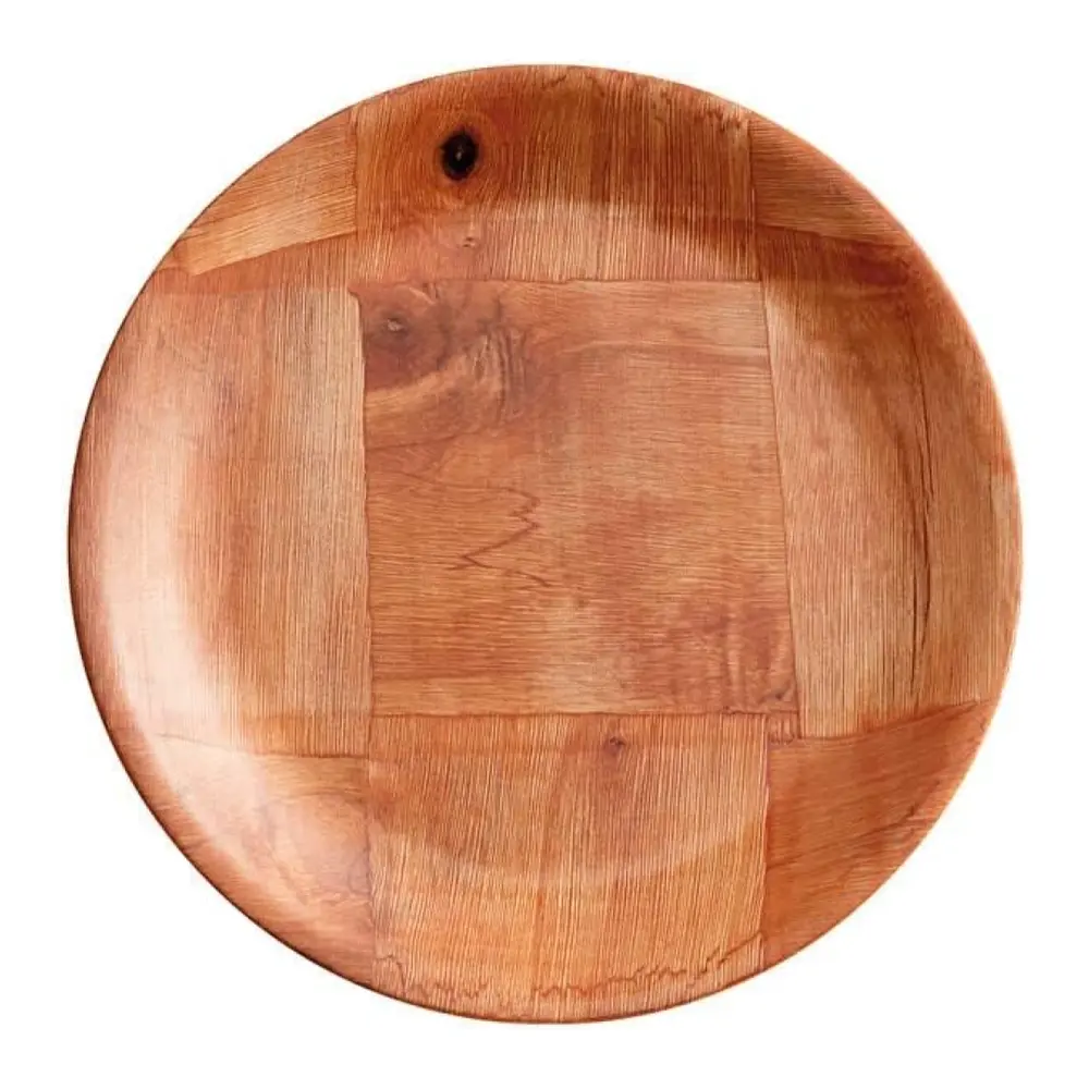 Dĩa Gỗ Đựng Thức Ăn, Snack / Salad Plate (25cm) - UNCLE BILLS
