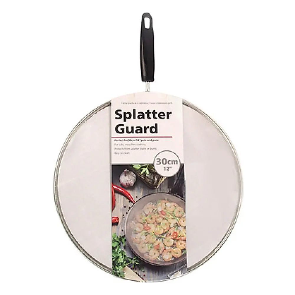 Vợt Lưới Chống Văng Dầu Mỡ, Splatter Guard, 12" (30cm) - UNCLE BILLS