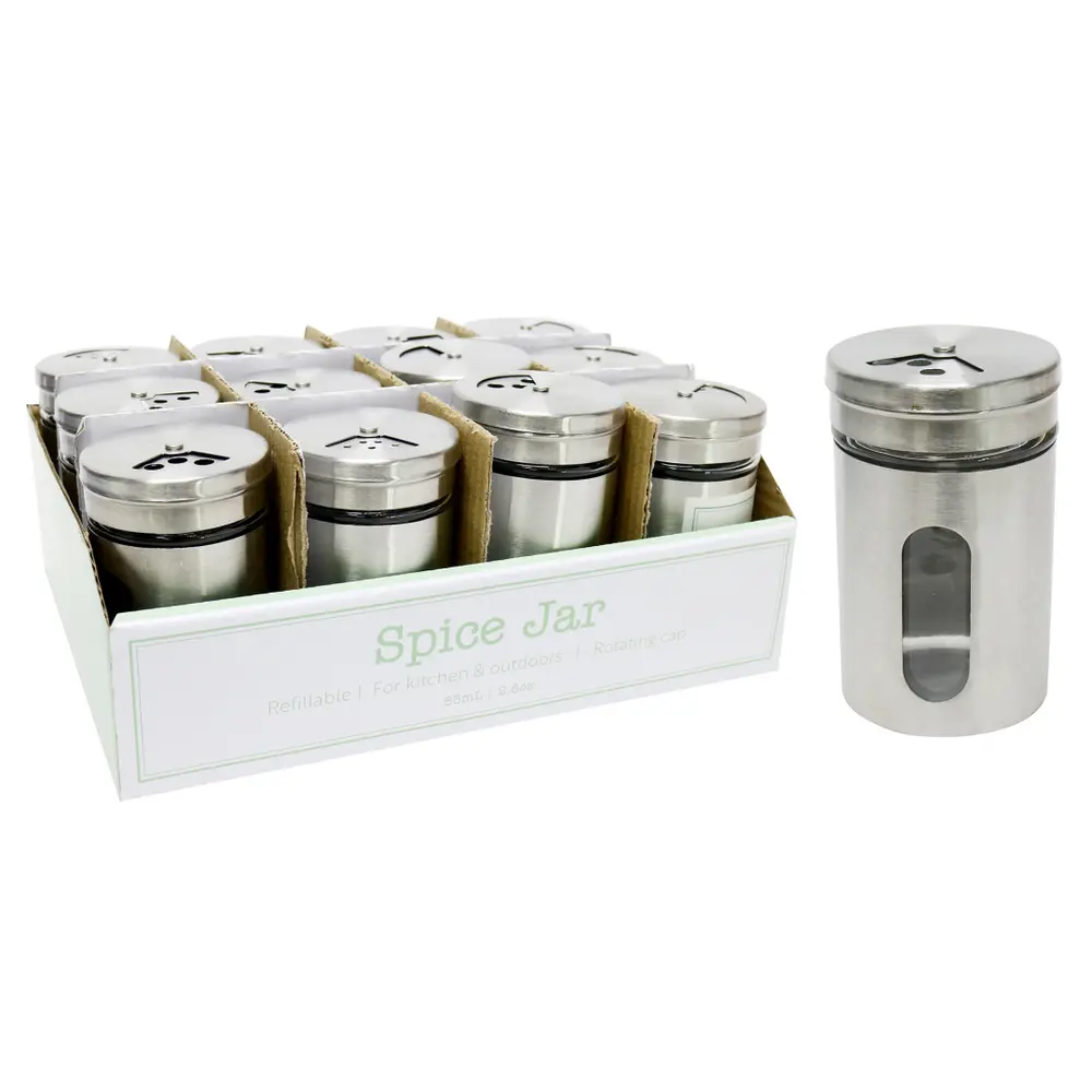 Lọ Thủy Tinh Đựng Gia Vị, Glass Spice Jar (85ml) - UNCLE BILLS