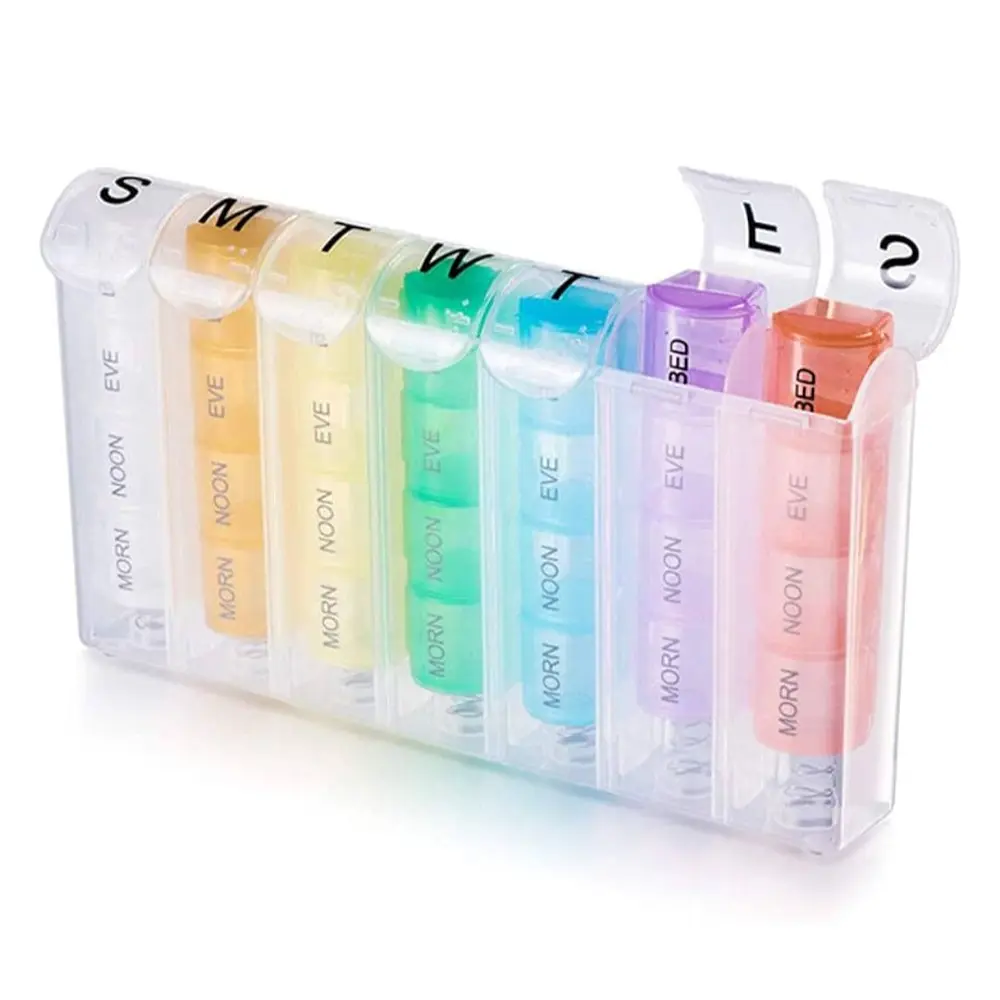 Khay Đựng Thuốc 7 Ngày, Pill Box 7 Day, 28 Compartment Tablet Organiser - UNCLE BILLS