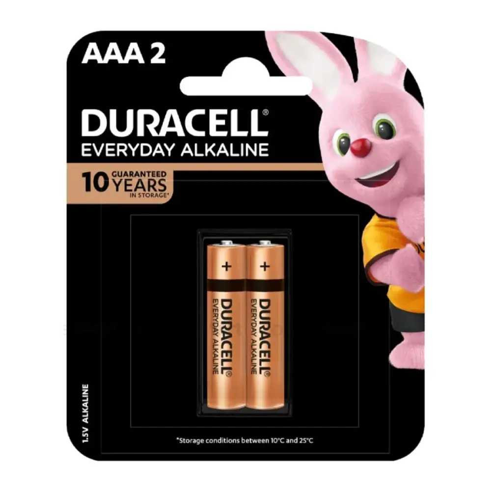 Pin AAA, Everyday Alkaline AAA Battery, 1.5V, 2 Cục - DURACELL