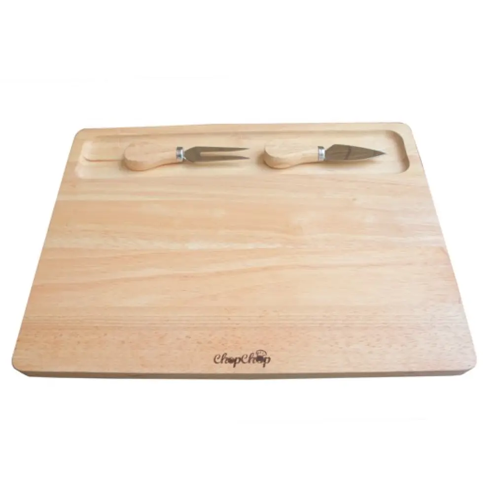 Khay Phô Mai Chữ Nhật, ChopChop, Wooden Cheese Board (34 x 25 x 1.7cm) - GO DUC THANH