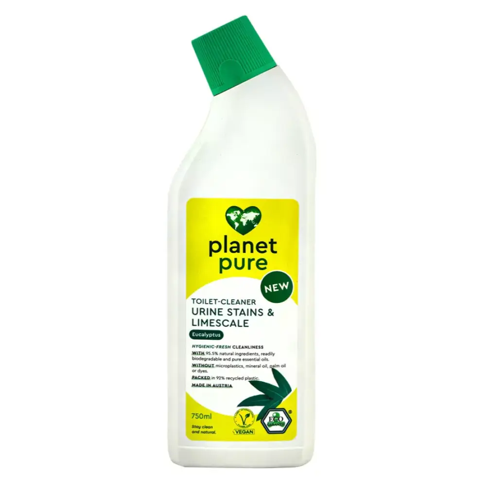 Nước Tẩy Rửa Nhà Vệ Sinh, Toilet-Cleaner, Urine Stains & Limescale, Eucalyptus (750ml) - PLANET PURE