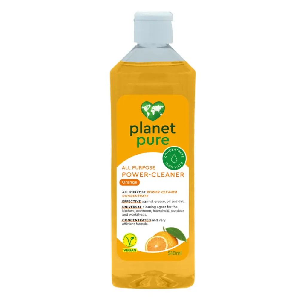 Nước Tẩy Rửa Đa Năng Nhiều Bề Mặt, All Purpose Power-Cleaner Concentrate, Orange (510ml) - PLANET PURE
