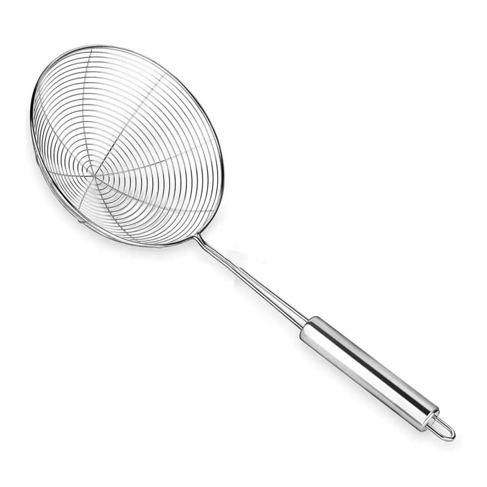 Vợt Vớt Thức Ăn Bằng Thép Không Gỉ, Stainless Steel Strainer (18cm) - UNCLE BILLS