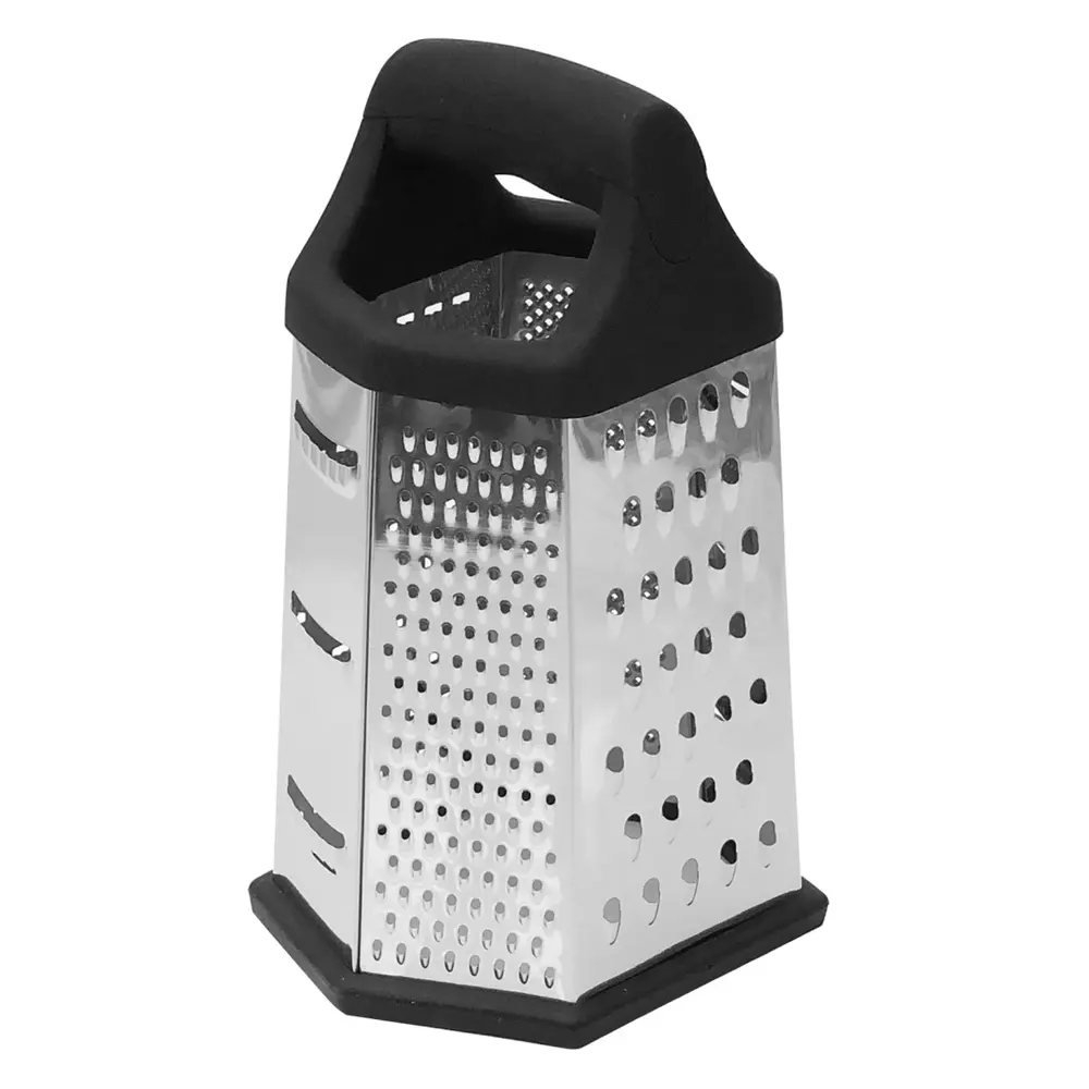 Bào Hình Khối 6 Mặt, Grater 6-Sided with Soft Touch Handle (14 x 11 x 23cm) - UNCLE BILLS