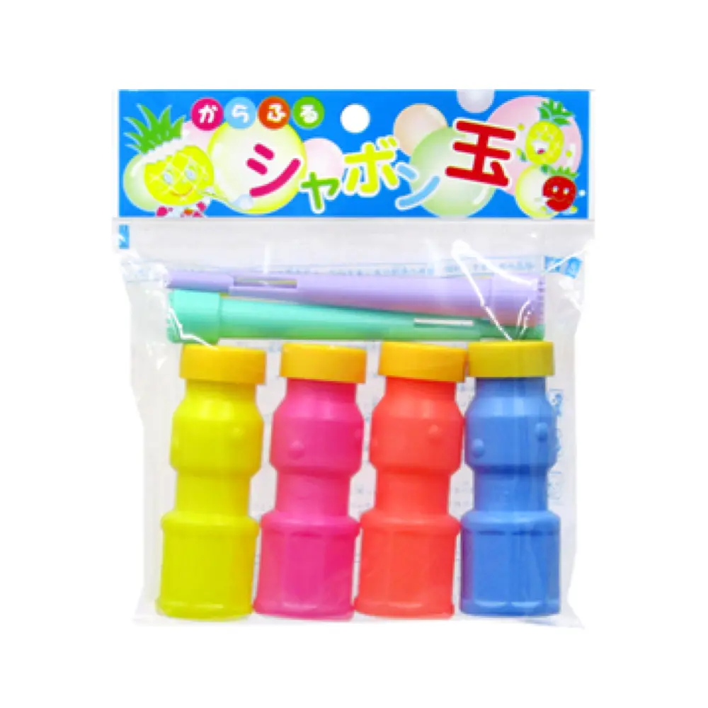 Đồ Chơi Thổi Bong Bóng Xà Phòng, Soap Bubble Maker for Kids, 4 Lọ - TORAYA