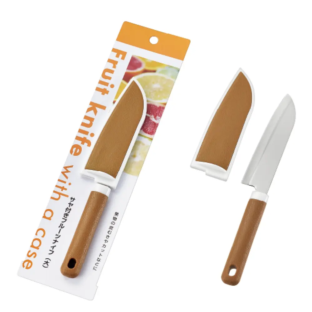 Dao Inox Gọt Trái Cây Có Vỏ Bọc An Toàn, Fruit Knife with a Case (20.7 x 3.7cm) - ECHO METAL