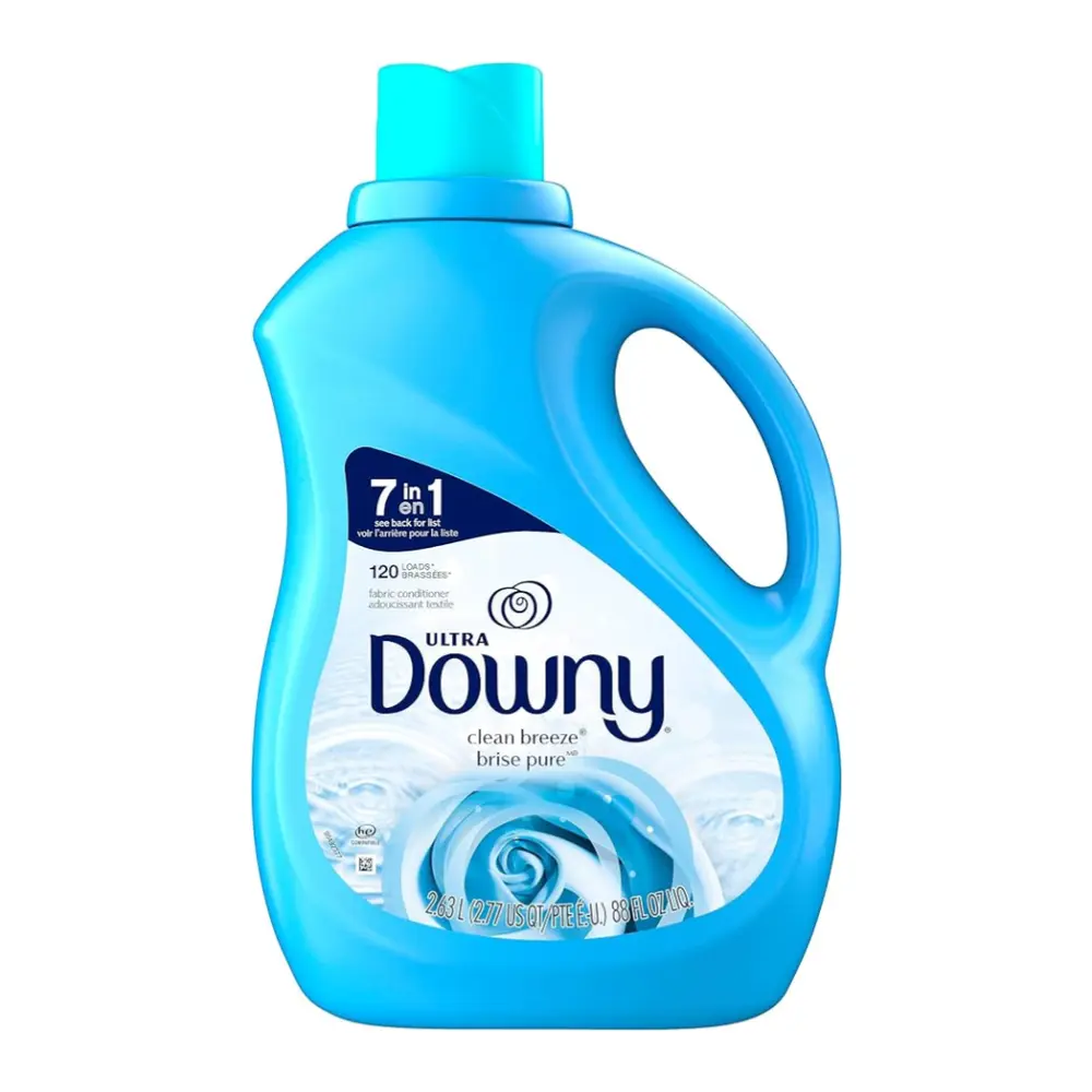 Nước Xả Vải Sạch Mát, Ultra 7 in 1 Fabric Conditioner, Clean Breeze, 120 Lần Giặt, 88 fl oz (2.63L) - DOWNY