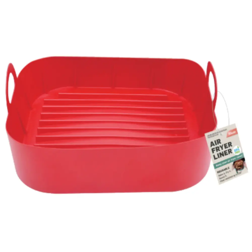 Khay Vuông Lót Nồi Chiên Không Dầu, Air Fryer Silicone Liner Square, BPA Free (20cm) - UNCLE BILLS